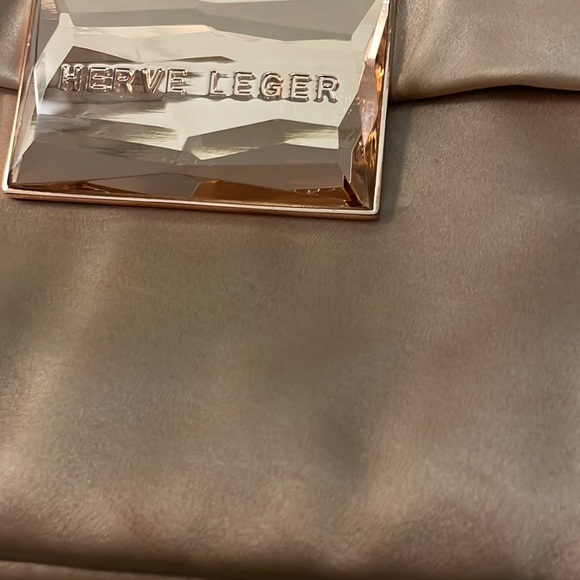 NWO  Authentic  HERVE LEGER  VERY RARE GORGEOUS evening Bag Wedding 💕 - Picture 9 of 9